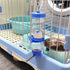 2PCS No Drip Small Animal Water Bottle, 8.45 oz Cage Water Bottles for Small Pets, Bunny, Ferret, Hamster, Guinea Pig