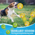 Coricorsu 3.14" (6PCS) Squeaky Dog Toys Funny Smile Face Chewing Latex Rubber Soft Fetch Play Interactive Squeaky Dog