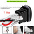 Generic 7Pin 12V-24V 3 D N R Rocker Switch ON-Off-ON Position DPDT Latching Switch, Marine Boat Heavy Duty Toggle