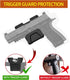 Gun Racks with Safety Trigger Guard, Concealed Magnetic Handgun Holder for Car/Truck/Desk/Wall, No-Drill Installation