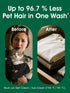 96.7% 2 Pet Hair Remover for Laundry - Hair Dissolving Laundry Powder, Laundry Detergent & Stain Remover for Clothes
