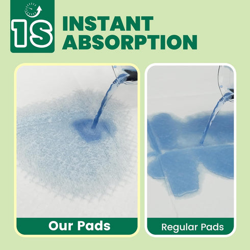 IMMCUTE 22"x23"-100 Count Heavy Duty Puppy Pee Pads | Dog Pee Training Pads Super Absorbent & Leak-Proof | Disposable