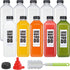 Fhxtcygj 10pcs 33oz Plastic Bottles with Caps, Juice Container with Lids, Empty