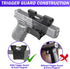 Upgrade Gun Magnet Mount with Safety Trigger Guard for Most Guns, Magnetic Holder for Car, Walls, Safe
