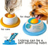 GDRNOIFHU Sturdy Interactive Pet Lick Mat with Yogurt Licking Plate, Slow Feeder for Dogs & Cats - Dental Health