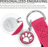 PUPTECK No Pull Dog Harness, Soft Adjustable Basic Nylon Step in Puppy Vest for Outdoor Walking, Deep Pink