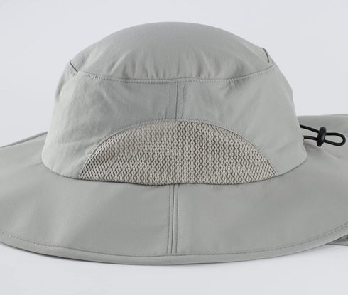 Home Prefer Outdoor Men's UPF50+ Sun Hat with Neck Flap Women's UV Protection Wide Brim