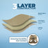 Voyager Step-In Plush Dog Harness, Soft Plush Vest for Small/Medium Dogs, Latte Suede, S
