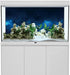 AWERT 24x12 inches Galaxy Aquarium Background, Cloud Stars and Blue Cosmic Universe Fish Tank Background
