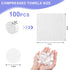 YLICKAI 100PCS Disposable Towel, Compressed Towels, Coin Paper Towel, Portable Compressed Towels Sheet For Home Beauty