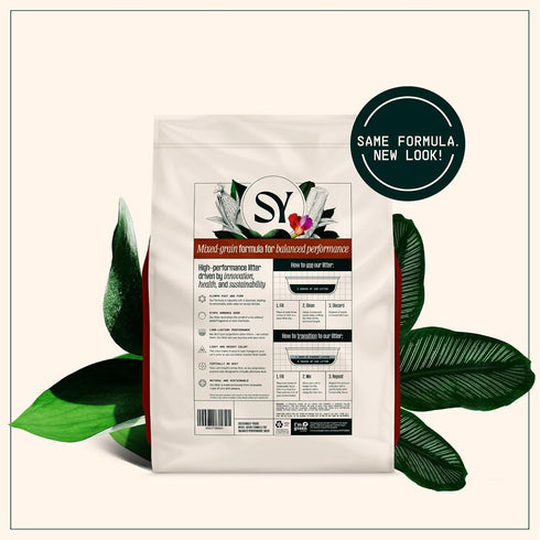 Cat Litter, Mixed-Grain Formula, 10 lbs