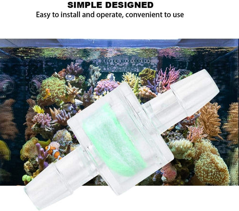 TOPINCN 10PCS ABS Aquarium Bio Filter Breeding Fry Betta Shrimp Green Silicone Tube Filter