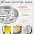 Slow Feeder Dog Bowls, 2 Cups Stainless Steel Non-Slip Bowl, Slow Feeder for Small & Medium Sized Dogs