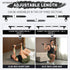 HOTWAVE Portable Resistance Band Bar, Adjustable 33"/45", Full Body Strength Training Fitness Bar for Home Workout