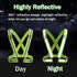 Reflective Running Gear Set, 3 Pcs: Reflective Vest, Armband, and Belt, High Visibility Night Cycling Walking Safety