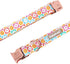 Cotton Dog Collar for Spring and Summer, Adjustable Puppy Collar with Safety Metal Buckle for Small, Medium, and Large