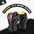 Flexzion Boxing Gloves for Kids 4oz - Training Punching Bag Mitts with Faux Leather & Wrap-Around Wrist Protection