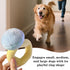 VrotQyn 1 Pcs Dog Ring Toy Fun Engagement Ring Shape Plush Squeaky Stuffed Dog Engagement Toys Chew Massage Supplies