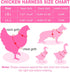 Set Adhafera Chicken Harness with Leash, Upgraded Double Adjustment Chicken Harness and Leash for Hens, Duck, Goose