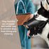 BARKLESS Dog Muzzle Leather, Soft Secure Anti-Barking Muzzle for Medium Sized Dogs, Breathable and Adjustable