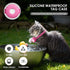 ZFSJTAG GPS Tracker for Cats, Mini Cat Tracker, Smart Pet Activity Tracker, No Monthly Fee, Pet Tracker, Compatible
