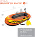 INTEX Explorer Inflatable Boat - Sporty Design with Dual Air Chambers