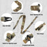 QD Sling 2 Point Quick Adjust Gun Sling with HK Hook, Soft Shoulder Pad for Hunting