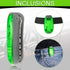 Reflective Running Gear Set - 2 Pieces LED Safety Lights and 4 Reflective Bands for Wrist, Arm, Ankle, Leg