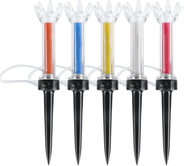 OUKENS Golf Tees, 5Pcs Flexible Magnetic Plastic Training Practice Tool Accessory