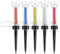 OUKENS Golf Tees, 5Pcs Flexible Magnetic Plastic Training Practice Tool Accessory