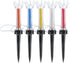 OUKENS Golf Tees, 5Pcs Flexible Magnetic Plastic Training Practice Tool Accessory