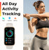 Fitness Tracker Watch with Heart Rate Monitor, Smart Watch for Women Men, 3ATM Waterproof, Sleep Monitor, Calorie