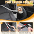 Portable Dog Car Seat for Small Dogs - Pet Booster Seat with Safety Leash, Adjustable Straps, Washable Cushion