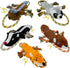 MAOOOOB Dog Squeaky Toys, No Stuffing 5-Pack Dog Toys, Crinkle Plush Dog Toys
