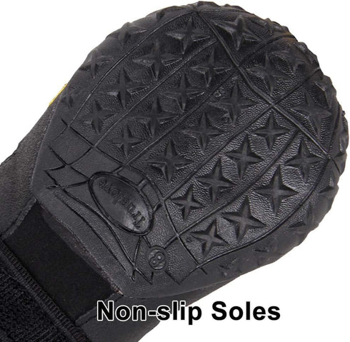 Truelove Dog Boots - Waterproof Pet Shoes with Reflective Straps for Small Medium Large Dogs Outdoor Walking