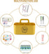 Dog Storage Organizer for Grooming Supplies,Portable Caddy Organizer for Pet Stuff,Divided Storage Bin for Dog Cat