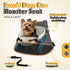 7 lbs, WOYYHO Luxury Dog Booster Car Seat Up to PU Leather Pet Car Seat with Safety Belt & Soft Flannel Liner