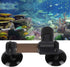 Aquarium CO2 Atomizer, Ceramic Tube Plastic Black for Small Fish Tanks