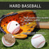 Unmarked Adult Baseballs - Blank Standard Practice Size 9 Inch - Youth Tball Balls for High School League Training (2