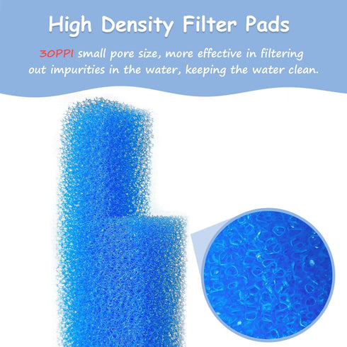 Replacement Sponge Foam Filter Pads for Seachem Tidal 35 Filter, 12 pcs