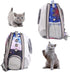Cat Clear Bubble Backpack Carrier, Space Capsule for Small Dogs, Airline Approved Travel Hiking Cat Book Bag