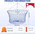 TKGRKL Foldable Crab Traps for Blue Crabs, Crab Trap with Harness and Bait, Crab Pots for Crabbing with Large Size Fish