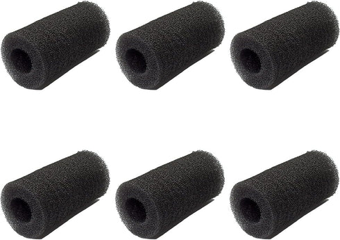 yuntop 6pcs Pre-Filter Sponge - Pre Filter Foam Sponge Roll for Aquarium Fish Tank (6 x 3.5cm / 2.4x1.4 inch)