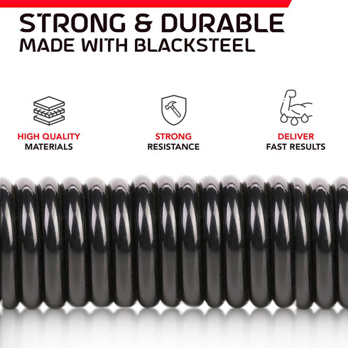 Zenooze's Power Twister Flex Bar - Ultimate Upper Body Exercise Equipment for Strengthening Chest, Shoulders, Biceps,