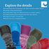 RC Pet Products Sporty PAWks Anti-Slip, Stylish, Functional, Protective Dog Socks | XX-Small, Olive Heather