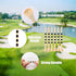Golf Tees, 100 Pack of 3 1/4 Inch Professional Natural Bamboo Tees, Durable & Stable System