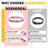 SCENEREAL Leather Dog Collars for Small Medium Dogs, Adjustable Studded Cute Collar for Pet Boy Girl Kittens (Pink, XS)
