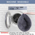 Calming Dog Beds for Small Medium Dogs, Round Donut Washable Dog Bed, Anti-Slip Faux Fur Fluffy Cuddler Anxiety Cat Bed