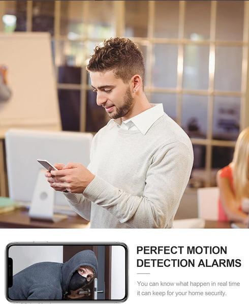 AOBOCAM 4K 24/7 (4K) HD Indoor Camera for Indoor Security with App Control Motion Detection & Night Vision Wireless