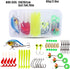 Spinning Fishing Rod, 5-Piece Portable Fishing Pole and Reel Combo for Boys, Girls, and Adults